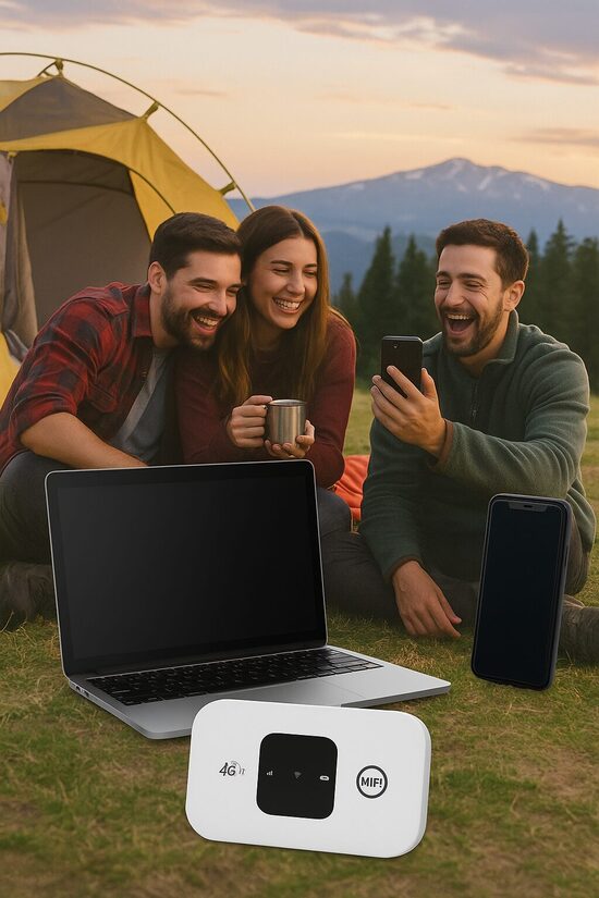 Pārnēsājams 4G mobilais bezvadu WI FI rūteris ar akumulatoru, 150 Mbps 4G LTE modems ar SIM kartes slotu, 2100mAh